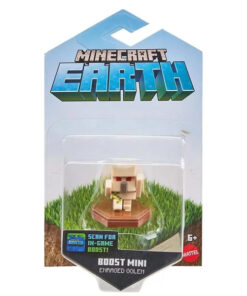 Mini Figura Minecraft Earth 4cm Futuro Golem Furioso - Mattel
