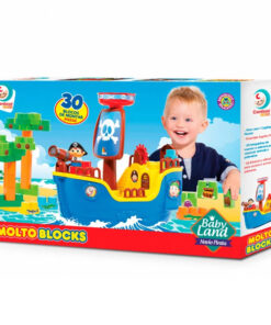 Blocos de Montar Baby Land Navio Pirata 30 Blocos - Cardoso