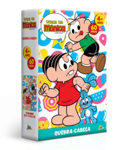 Quebra-Cabeça 60 Peças Turma da Mônica - Mônica e Cebolinha - Toyster