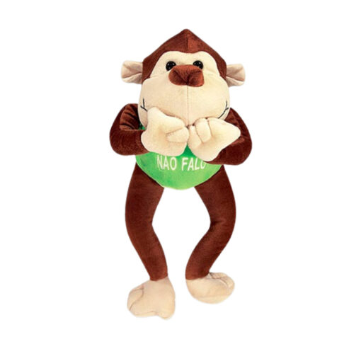 Kit Macaco Pelúcia Não Vejo Não Escuto Não Falo - Rei Pets