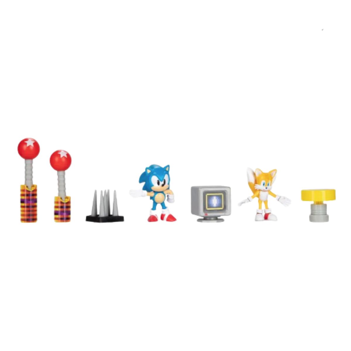 Playset Mini Figuras Sonic Tails Diorama - Candide - Imagem 3