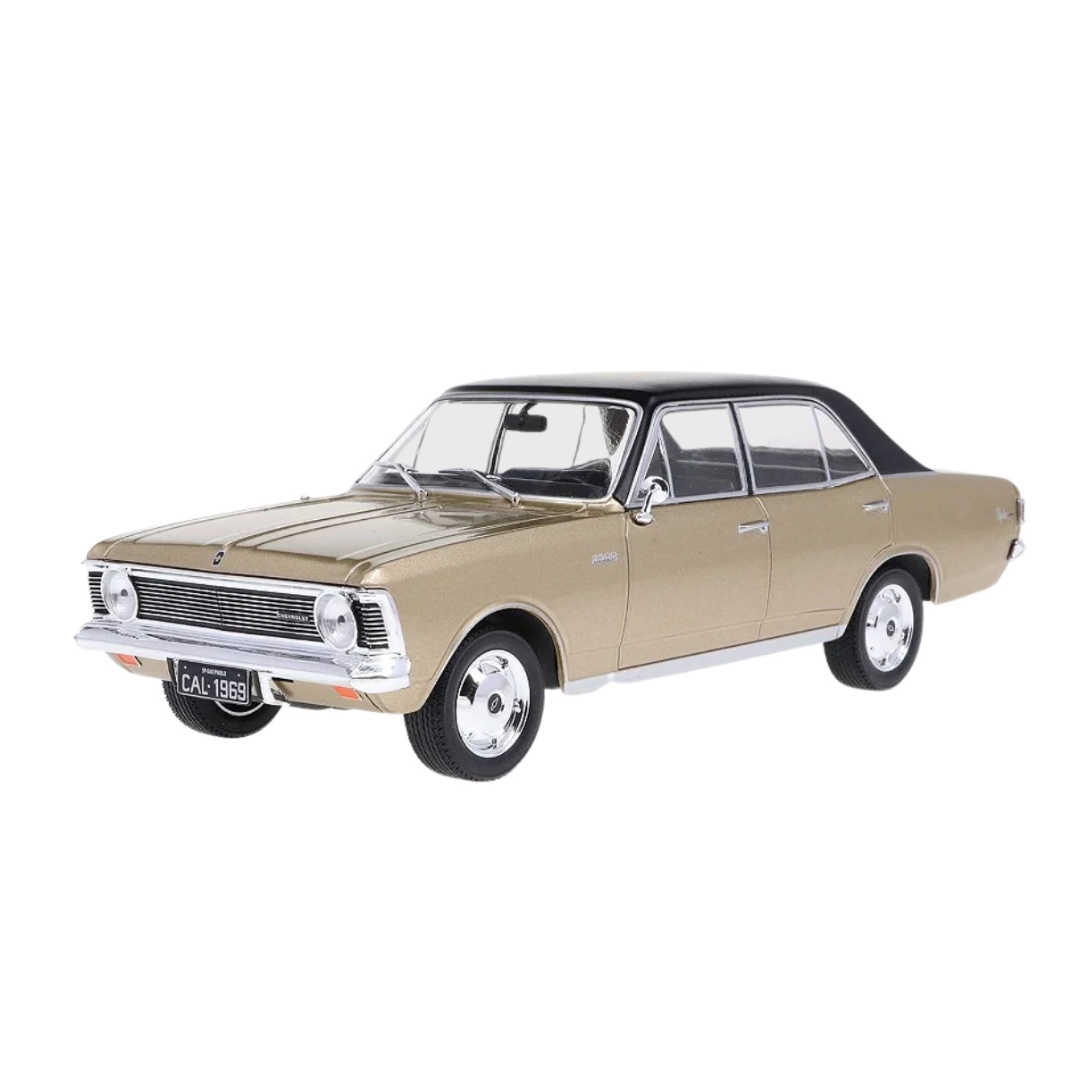 Miniatura Chevrolet Opala 1969 Bege 1/24 - California Toys