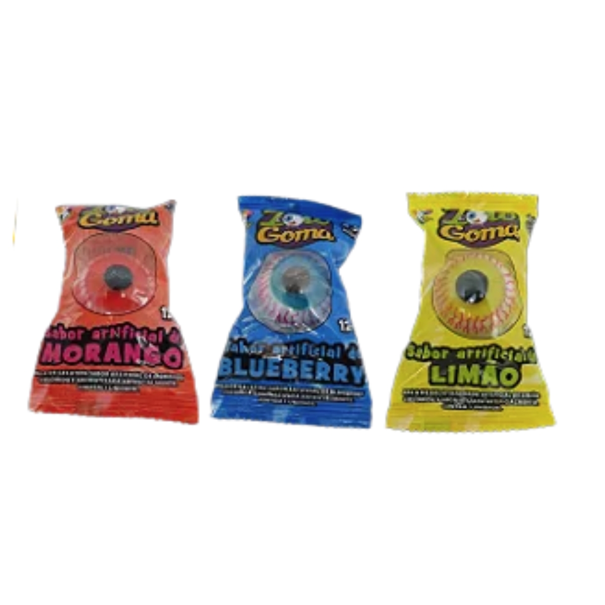 Bala De Gelatina Zóio De Goma 24 Unidades - Kids Zone - Imagem 2