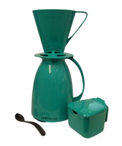 Kit Café Prático Garrafa Suporte e Açucareiro VD - Unitermi