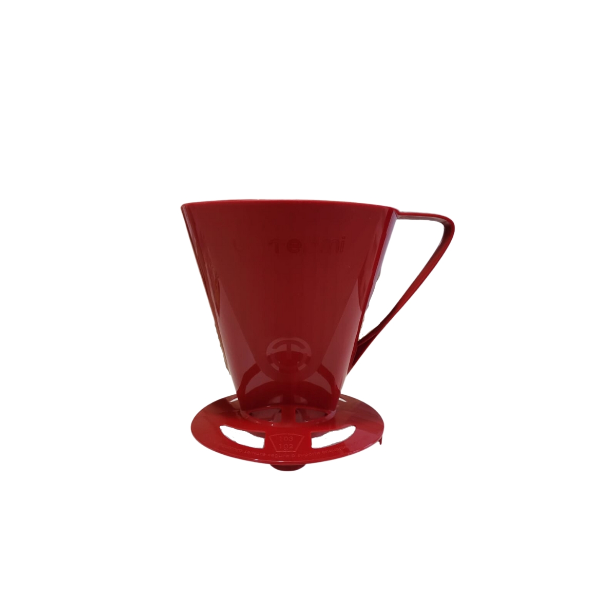 Kit Café Prático Garrafa Suporte Açucareiro Verm - Unitermi - Imagem 3