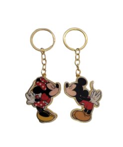 Kit Chaveiro Minnie e Mickey Beijo Apaixonado - Taimes