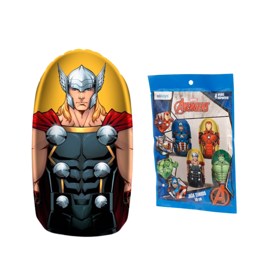 João Bobo Teimoso Inflável Thor 50cm - Etitoys - Imagem 2