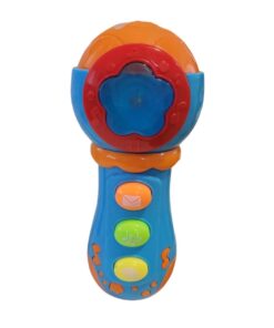 Microfone Infantil Musical Interativo Azul - Unitoys