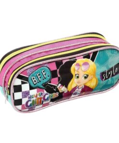 Estojo Duplo Infantil Hey Glitt Girls Loira - Seanite