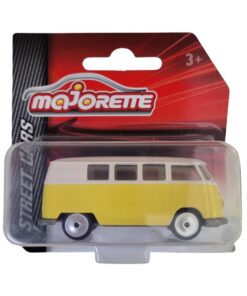 Miniatura Volkswagen T1 Bus Kombi 1/64 Amarela - Majorette