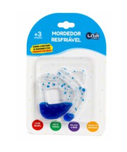 Mordedor de Silicone Resfriável Casa Azul - Unik